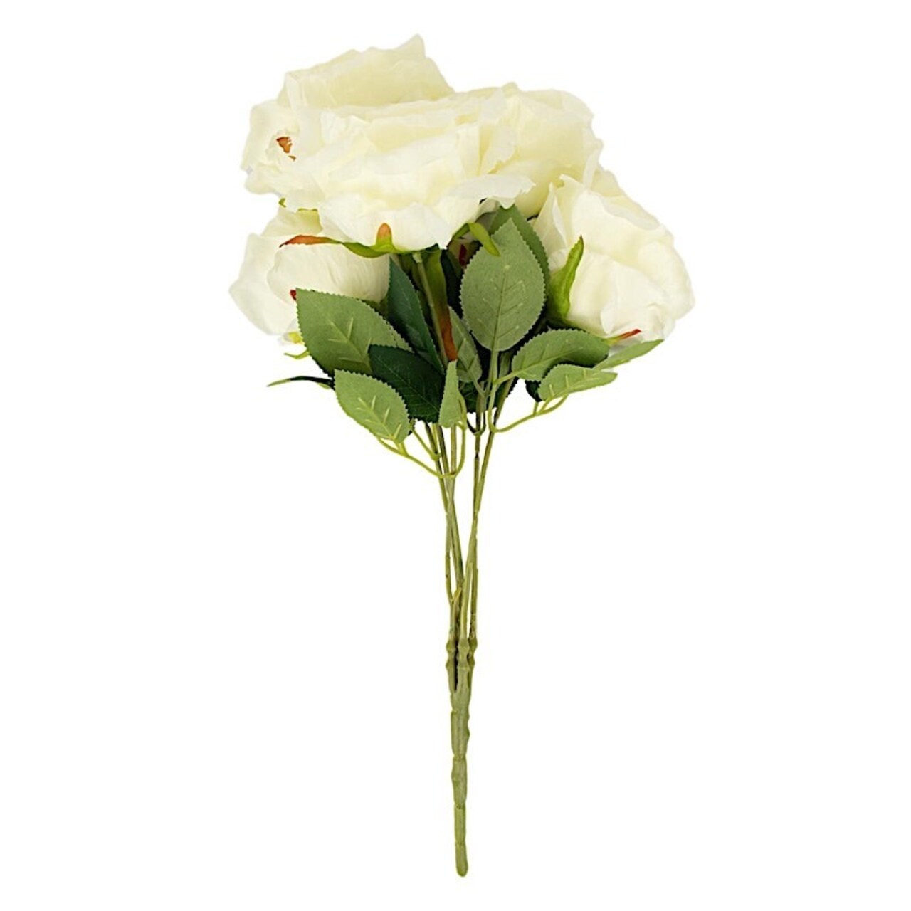 2 Bushes 17" Premium Silk Rose Bouquets – Artificial Wedding & Party Flowers